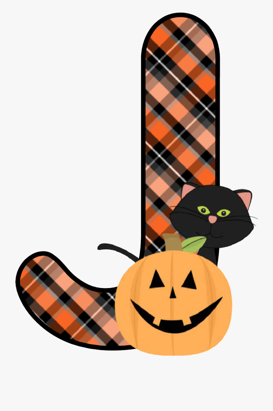 Halloween Clipart Abc - Letter Of Alphabet Halloween Theme, Transparent Clipart