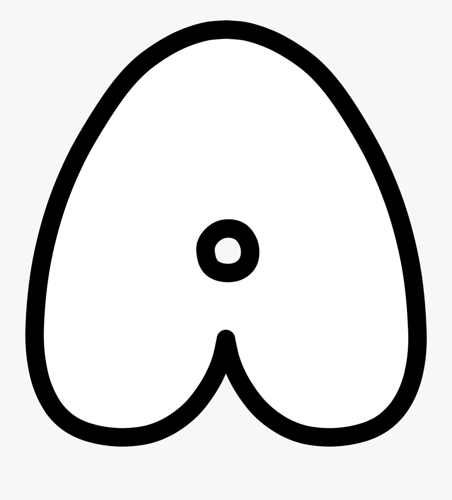 Bubble Letter A Transparent, Transparent Clipart