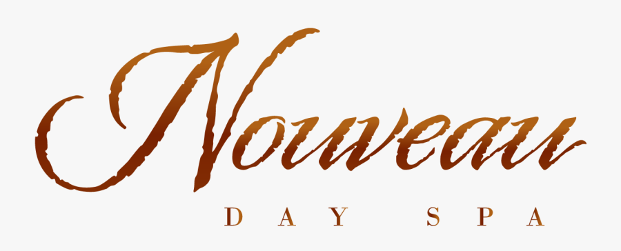 Nouveau Day Spa - Calligraphy, Transparent Clipart