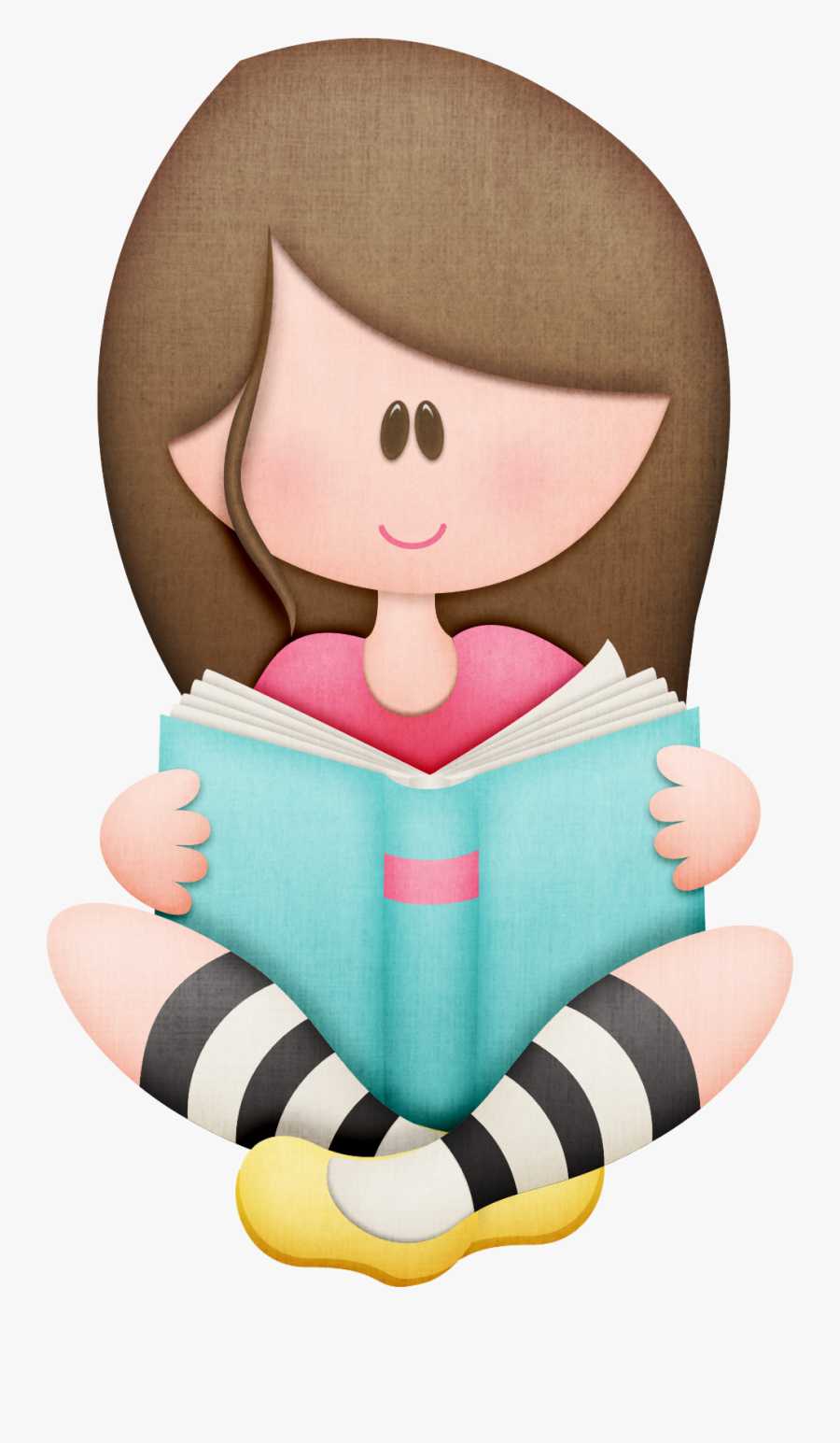 Transparent Abc Clipart - Niñas Leyendo, Transparent Clipart