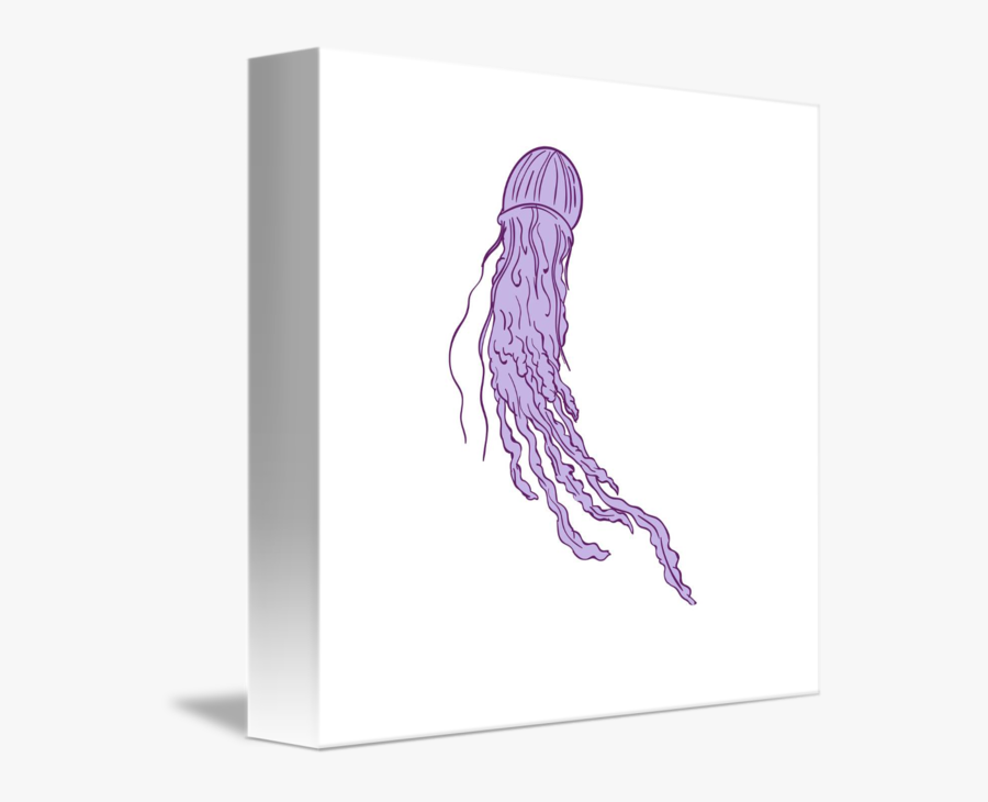 Drawn Jellyfish Transparent - Octopus, Transparent Clipart