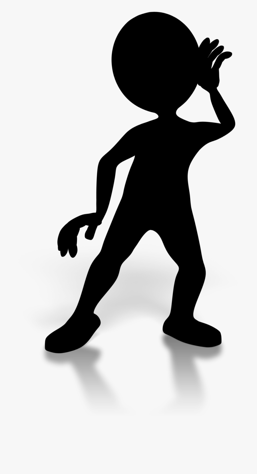Human Behavior Shoulder Clip Art Silhouette, Transparent Clipart
