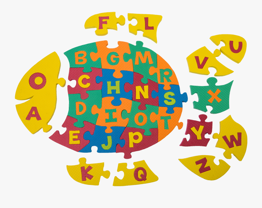 Abc Fish Puzzle, Transparent Clipart