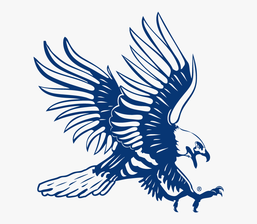 Clip Art Dickinson State University Athletic - Dickinson State Blue Hawks Logo, Transparent Clipart