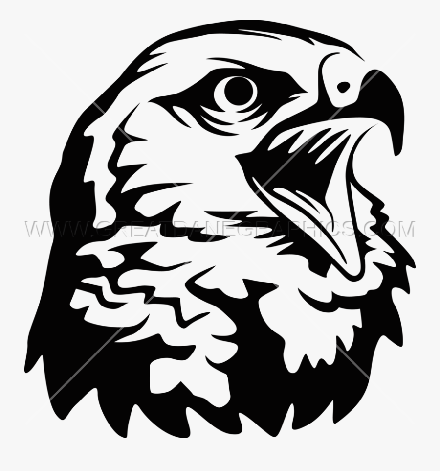 Screaming Hawk - Hawk Transparent Background, Transparent Clipart