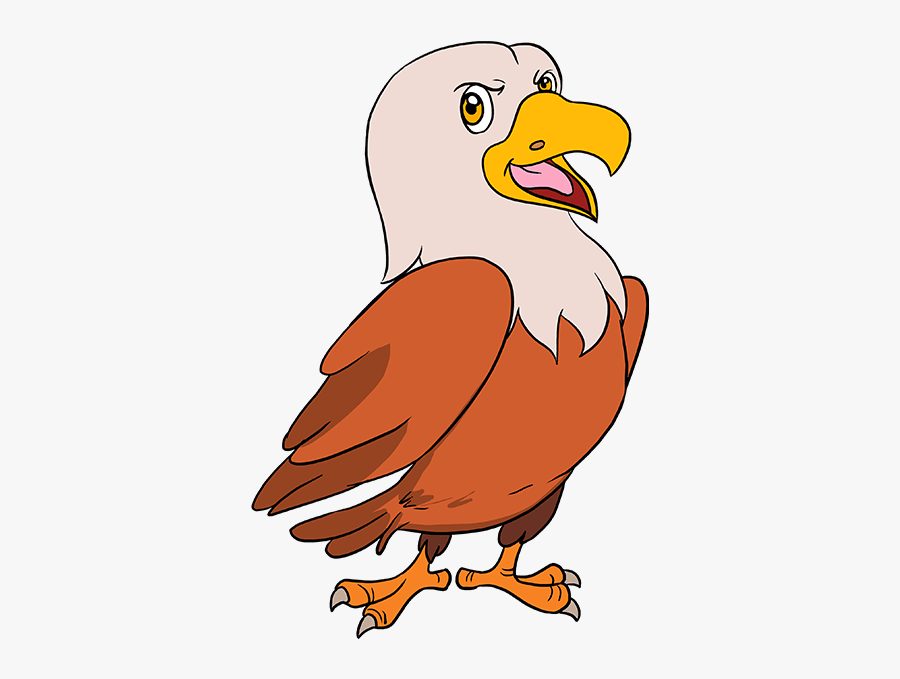 How To Draw Cartoon Hawk - Cartoon Hawk Clipart, Transparent Clipart