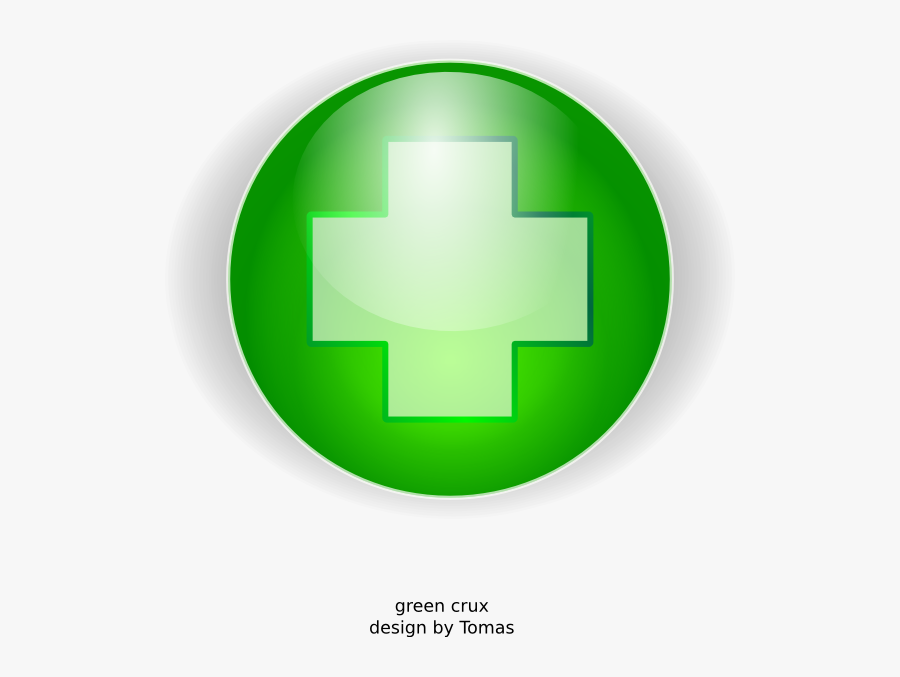 Free Vector Green Cross Clip Art - Green Cross, Transparent Clipart