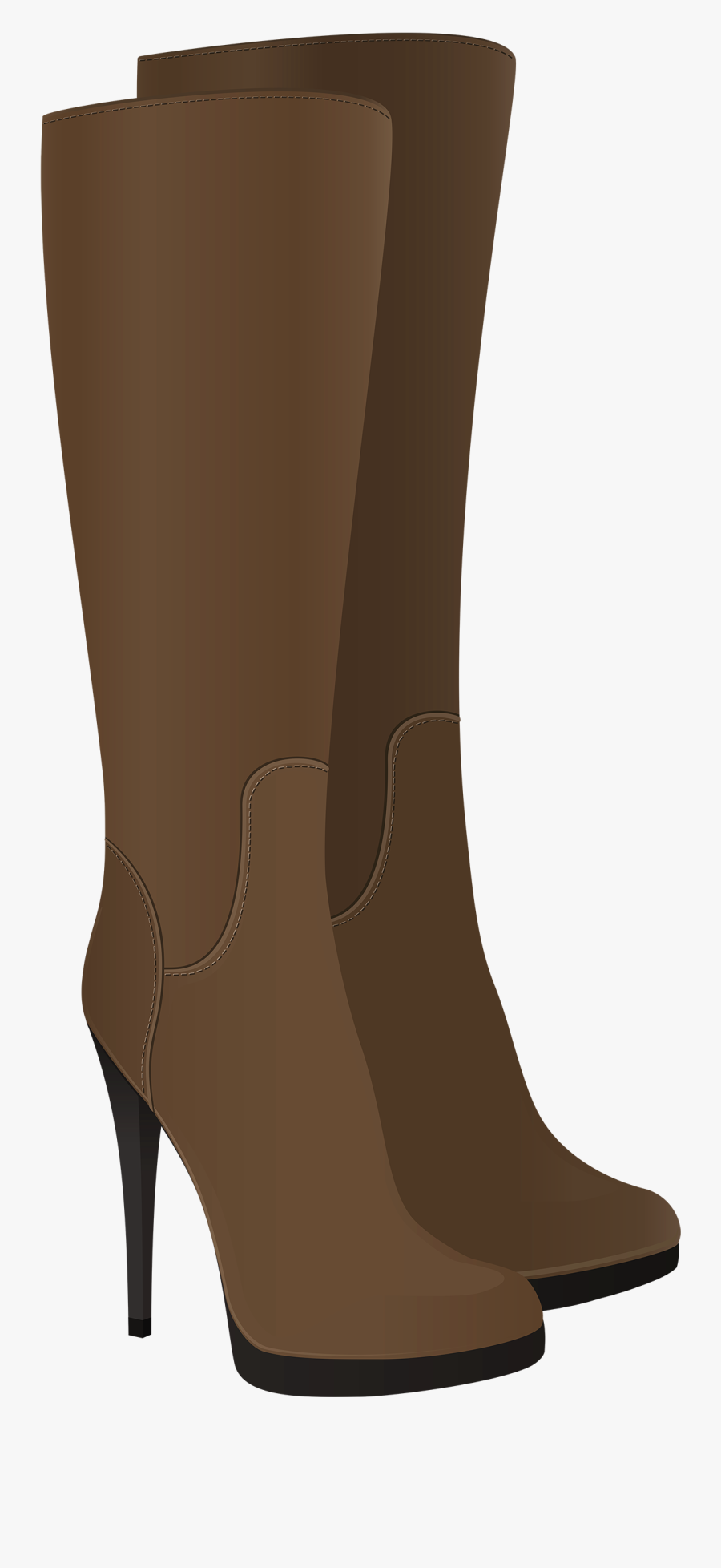 Female Brown Boots Png Clipart, Transparent Clipart