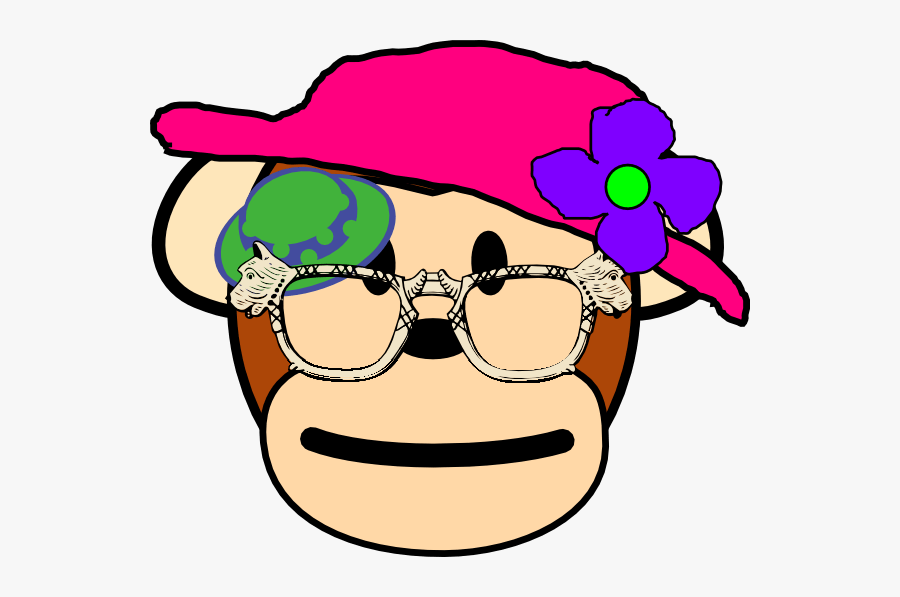 Grandma Monkey Clip Art At Clker, Transparent Clipart