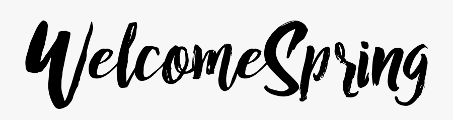 Spring Clip Art Black And White, Transparent Clipart