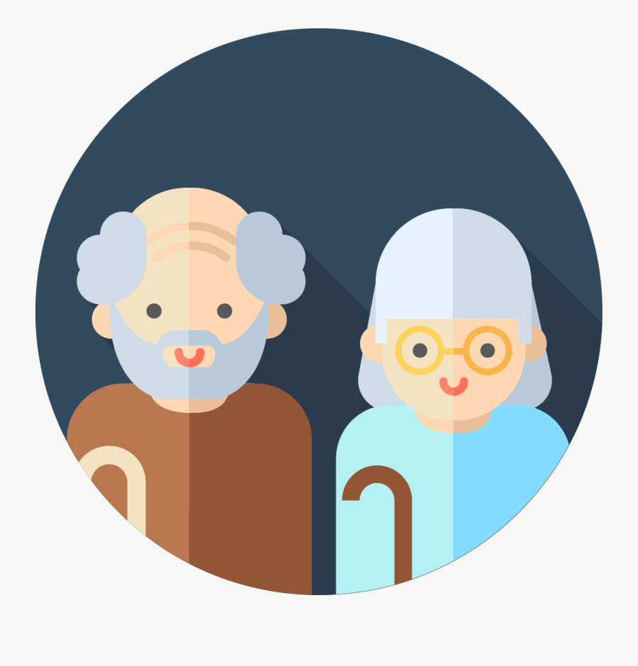 Grandparents, Transparent Clipart