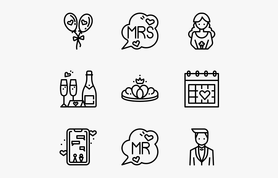 Wedding, Transparent Clipart