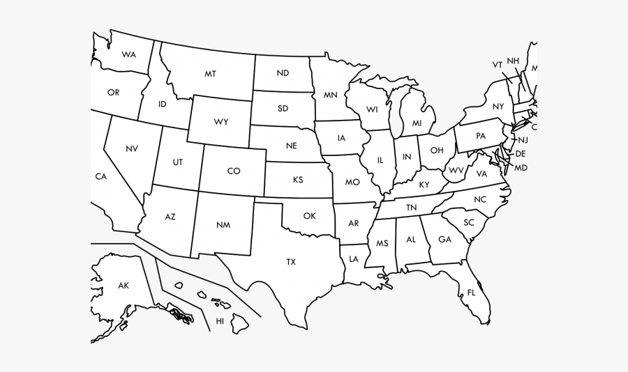 United States Map Clipart, Transparent Clipart