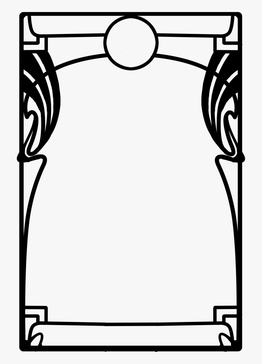 538 Noveau Frame 19 By Tigers-stock On Clipart Library, Transparent Clipart