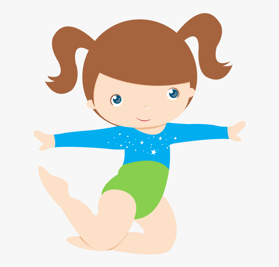 Little Clipart Gymnast, Transparent Clipart