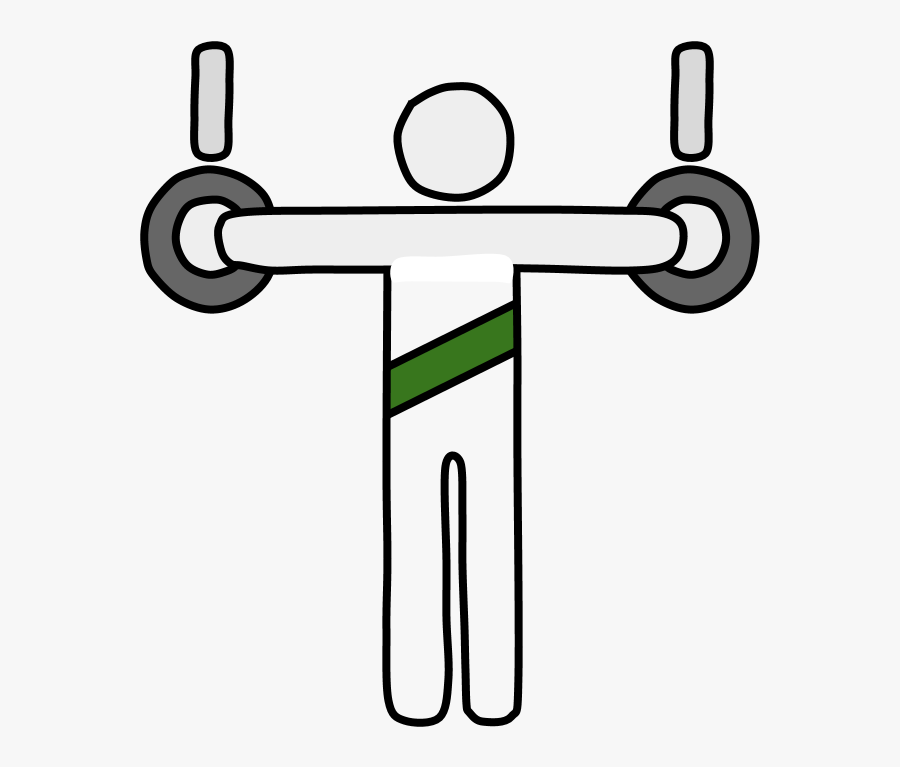 Gymnast, Rings, Transparent Clipart