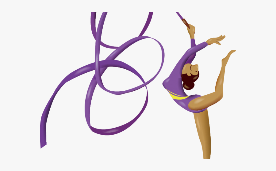 Gymnastics Clipart Purple - Clipart Artistic Gymnastics, Transparent Clipart