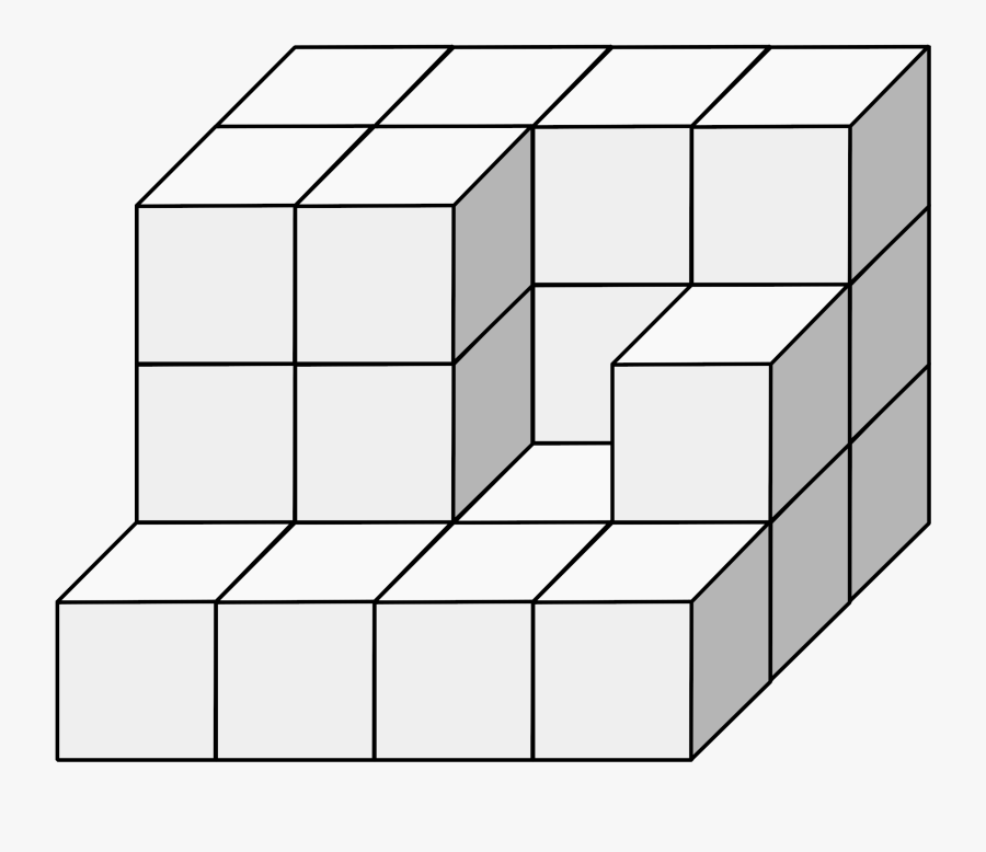 Building Cube Black And White Art Deco Computer Icons - Illustration, Transparent Clipart