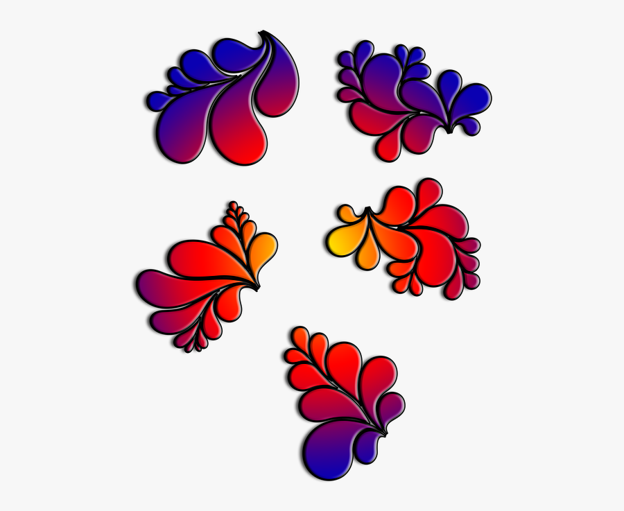 Rose Corner Cliparts 5, Buy Clip Art - Gambar Bingkai Bunga Simple, Transparent Clipart