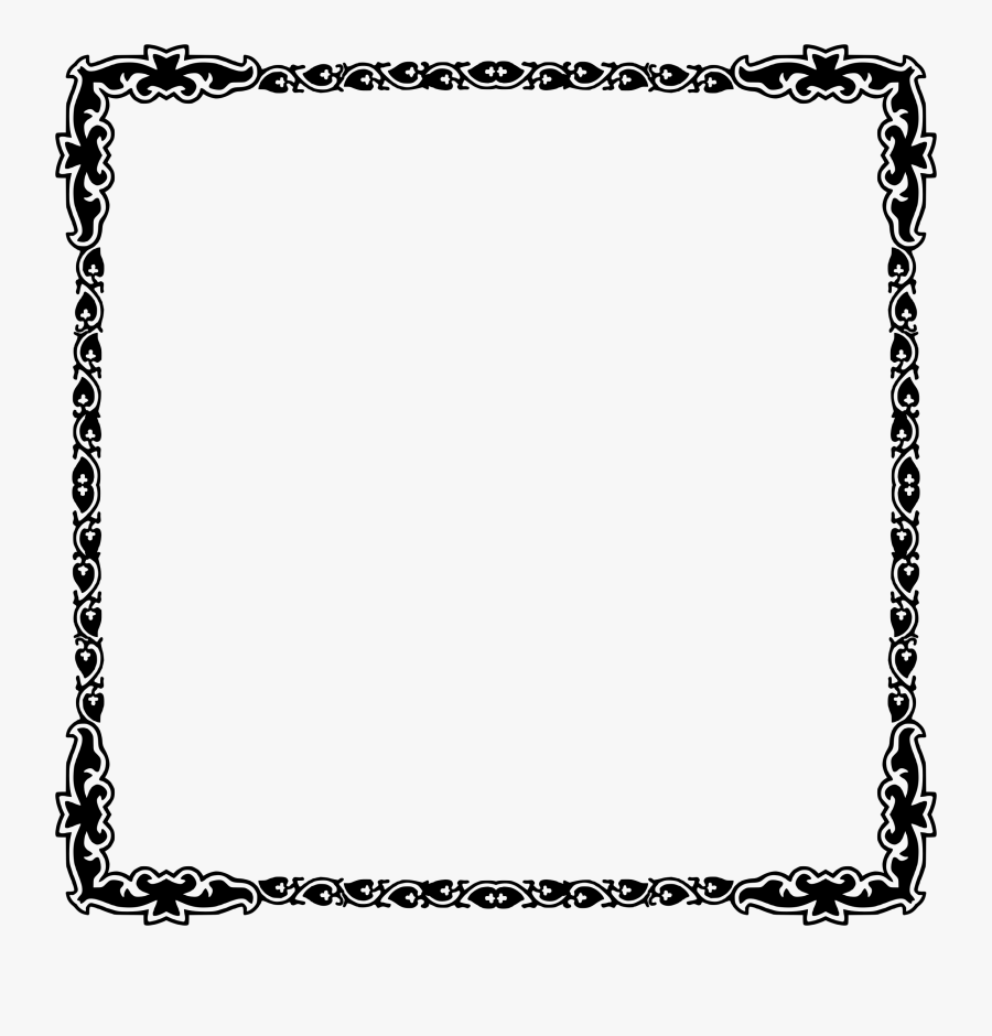 Art Deco Frame 8 Clip Arts - Border Design Png, Transparent Clipart