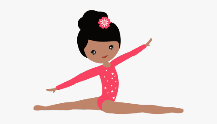 Gymnast Image - Clip Art Gymnastics Girl, Transparent Clipart