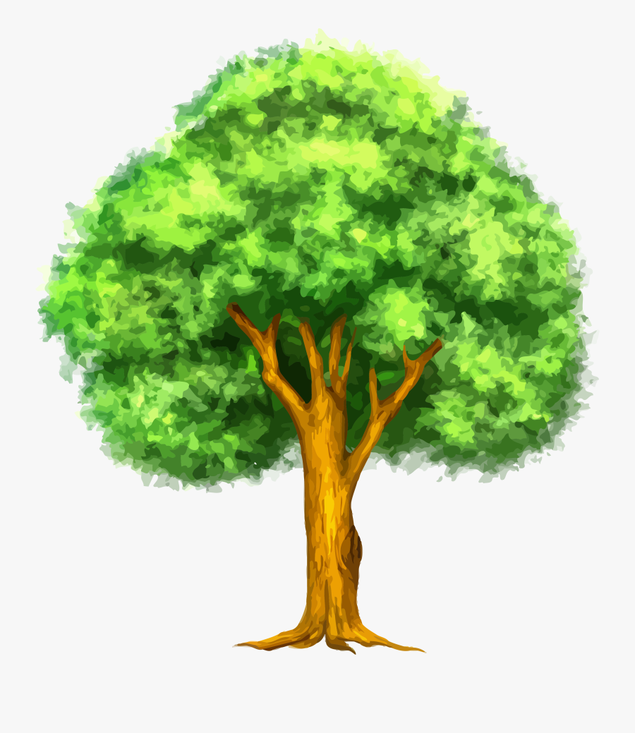 Retro Tree Clipart Vintage Trees Clipart - Plant Response To Climate Change, Transparent Clipart