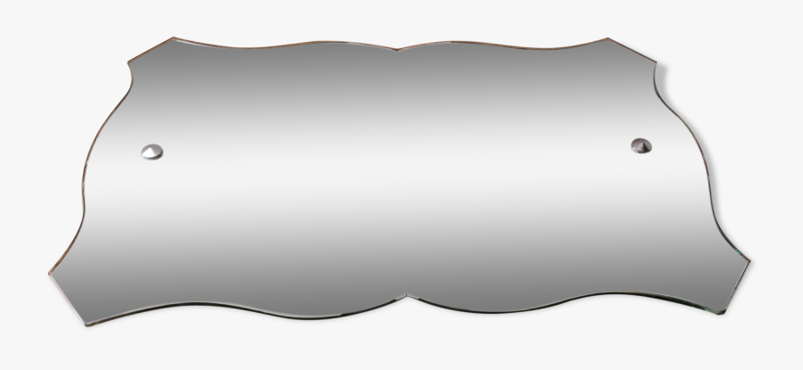 Art Deco Beveled Mirror 60x38cm, Transparent Clipart