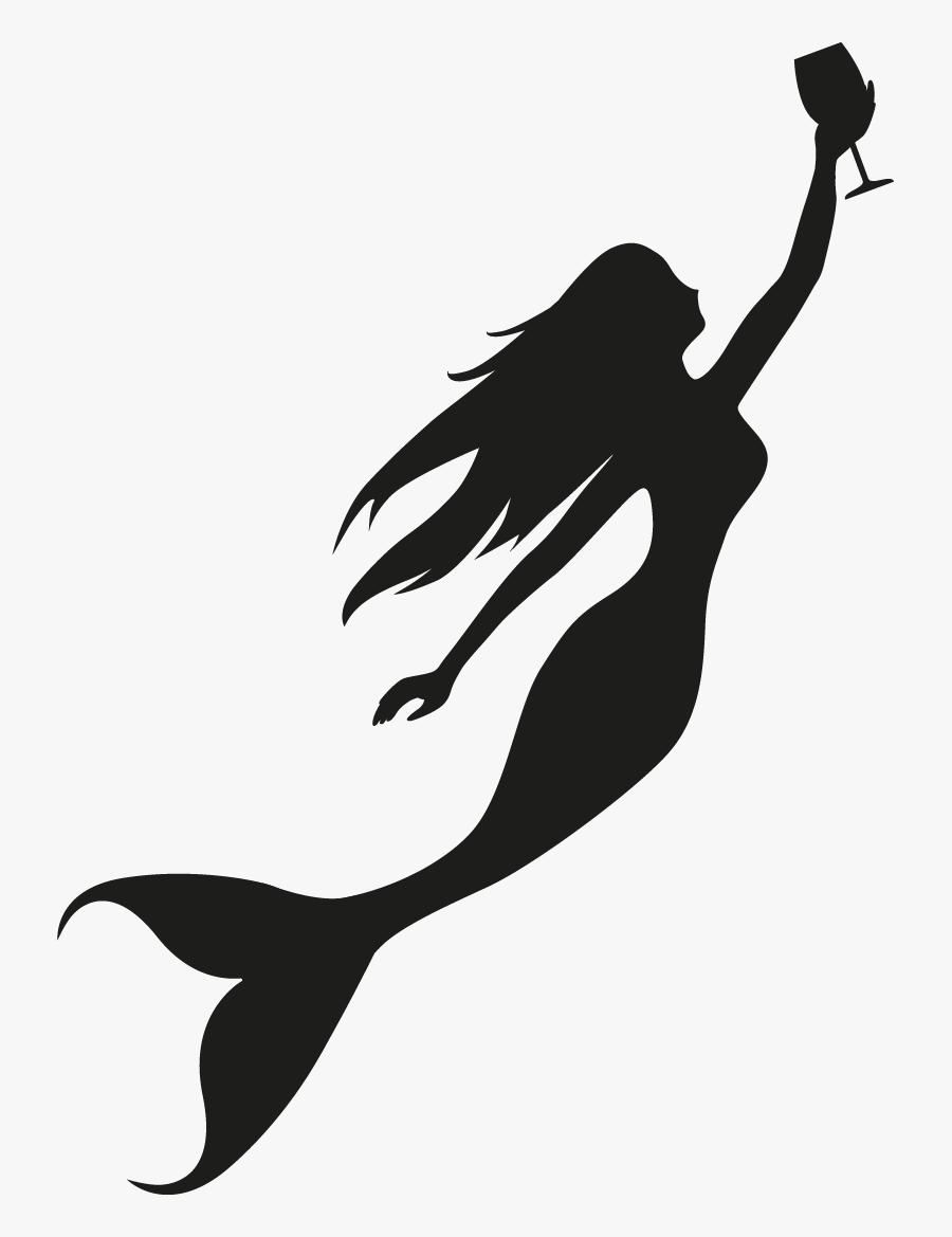Mermaid Silhouette Png Transparent Background - Transparent Background Mermaid Clipart Png, Transparent Clipart