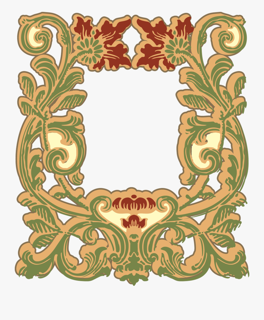 Art Nouveau Background Vector - Transparent Art Nouveau Background, Transparent Clipart