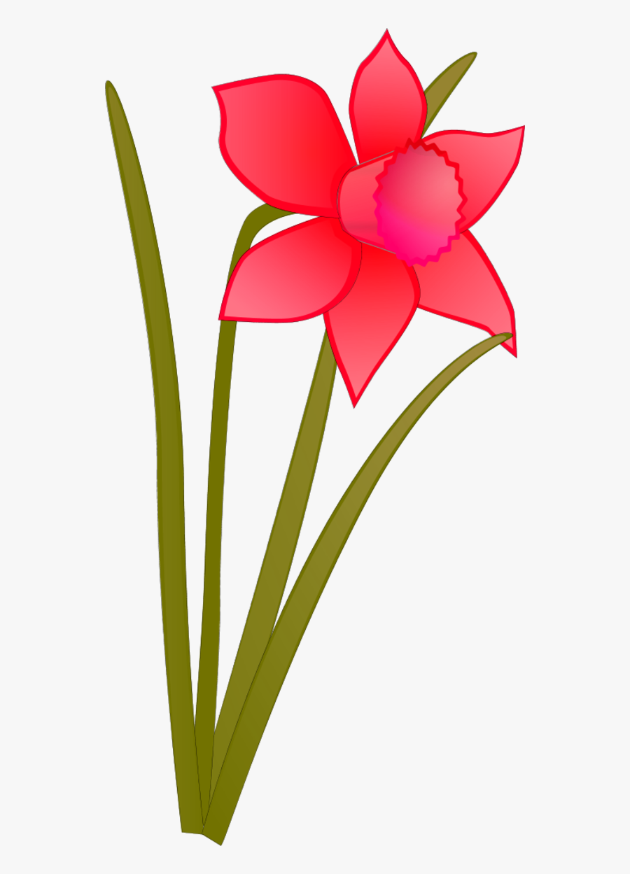 Vector Clip Art - Cartoon Flower With No Background, Transparent Clipart