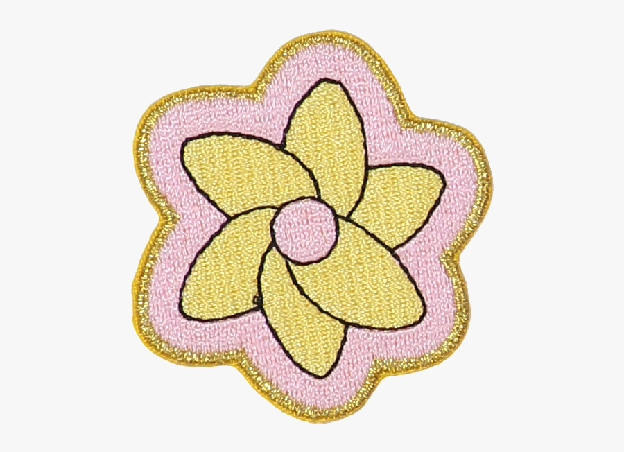 Daffodil Flower Sticker Patch - Stitch, Transparent Clipart