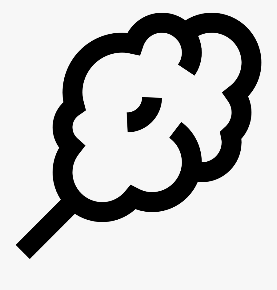 Cotton Candy Icon Png, Transparent Clipart