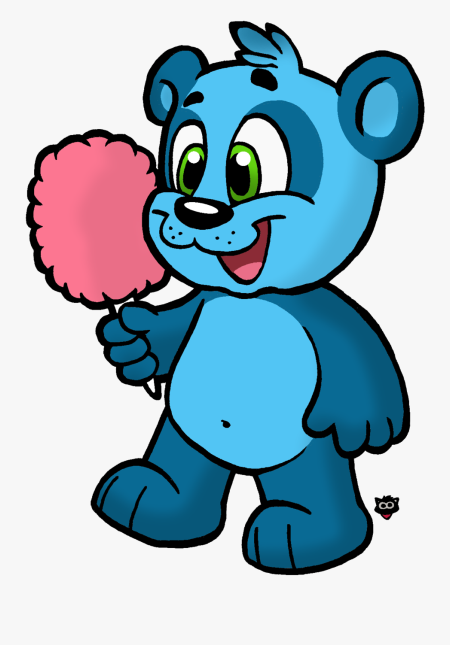 Cotton Candy Panda By Cartcoon - Cotton Candy, Transparent Clipart