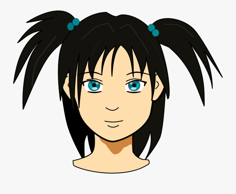 Girl Head - Cliparts Head, Transparent Clipart