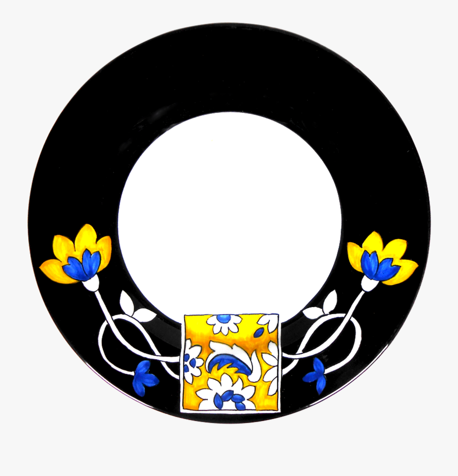 Daffodils Pasta Soup Plate - Circle, Transparent Clipart