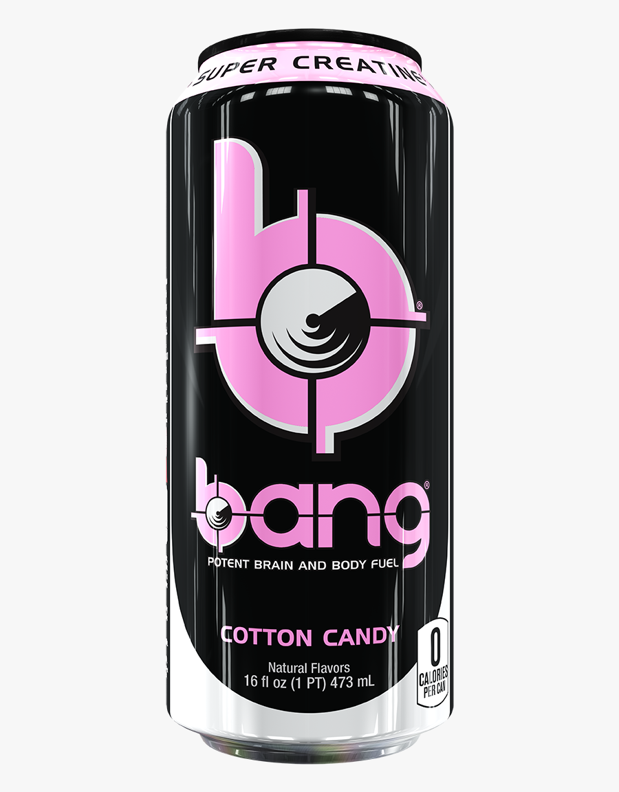 Bang Energy Drink Cotton Candy, Transparent Clipart