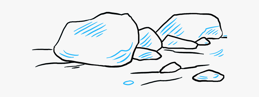 How To Draw Rocks, Transparent Clipart