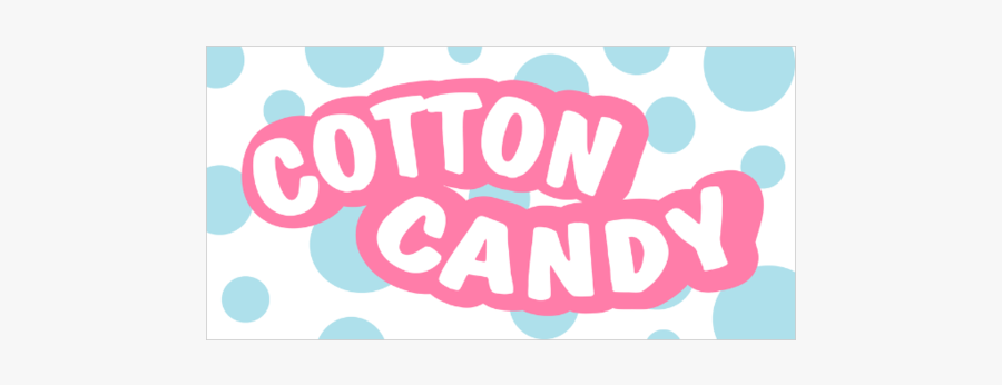 Banner Cotton Candy Sign, Transparent Clipart