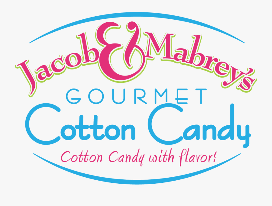 Jacob And Mabrey"s Gourmet Cotton Candy Logo - Calligraphy, Transparent Clipart