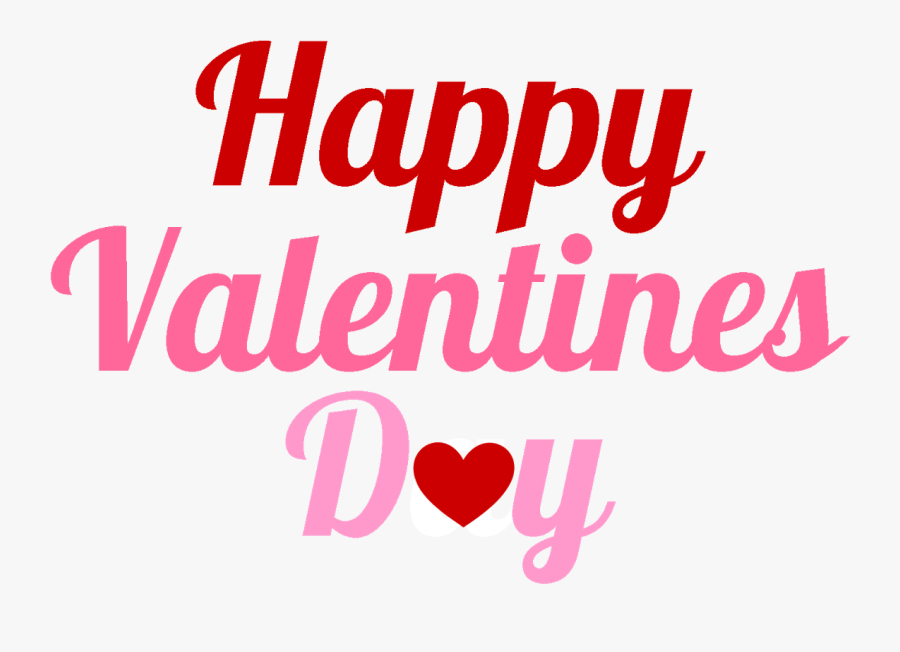 Transparent Background Happy Valentines Day Png, Transparent Clipart