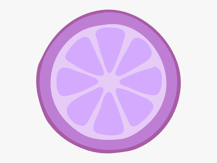 Lemon Slice Clipart Purple, Transparent Clipart