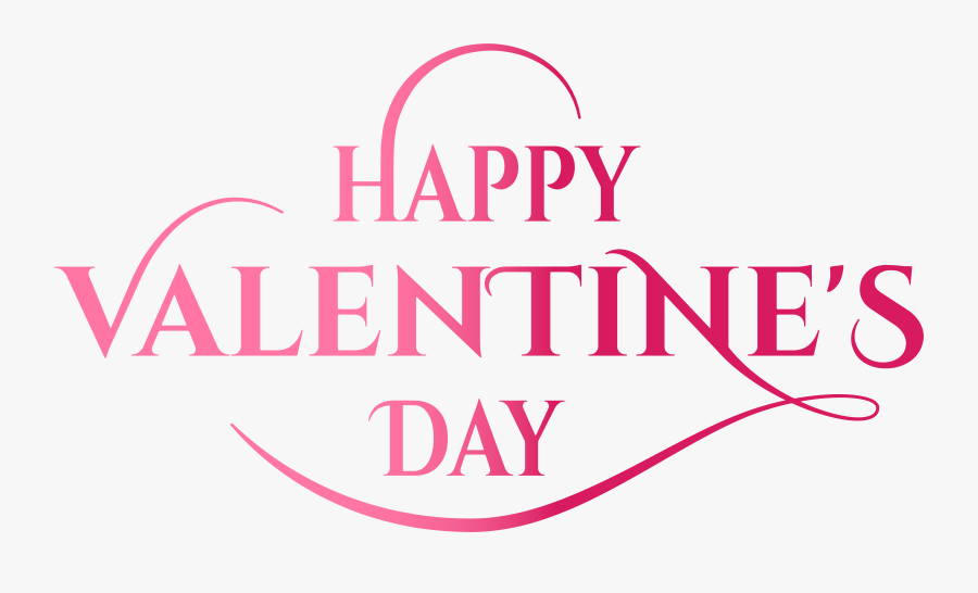 Clip Art Happy Valentines Day Font - Happy Valentine Day Png, Transparent Clipart