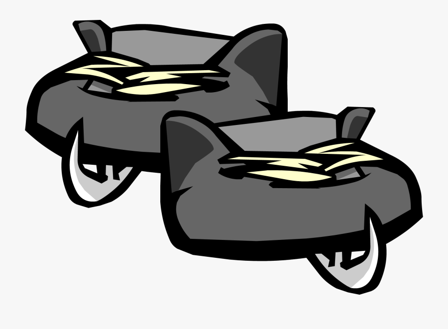 Club Penguin Skater Shoes - Club Penguin Hockey Jersey, Transparent Clipart