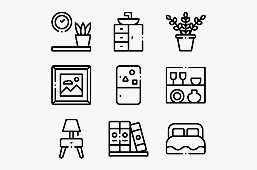 House Icons - Math Icon Png, Transparent Clipart