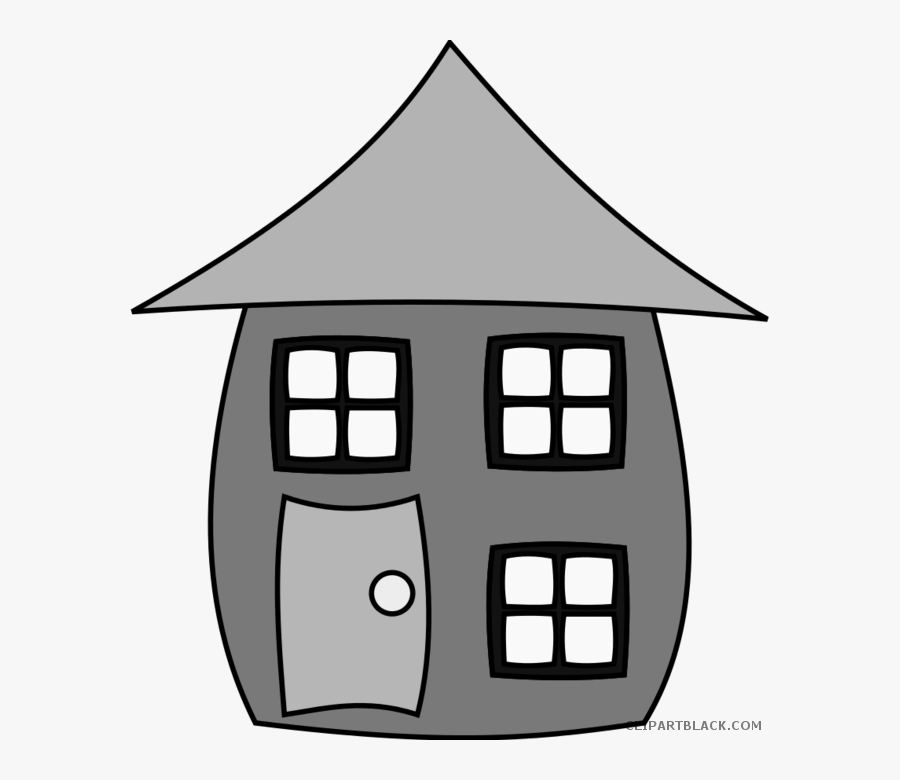 Door Tools Free Black White Clipart Images Clipartblack - Animated Picture Of A House, Transparent Clipart