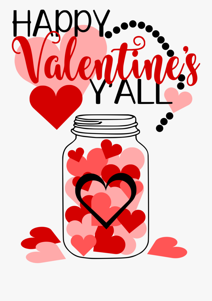 Happy Valentine's Day Y All, Transparent Clipart