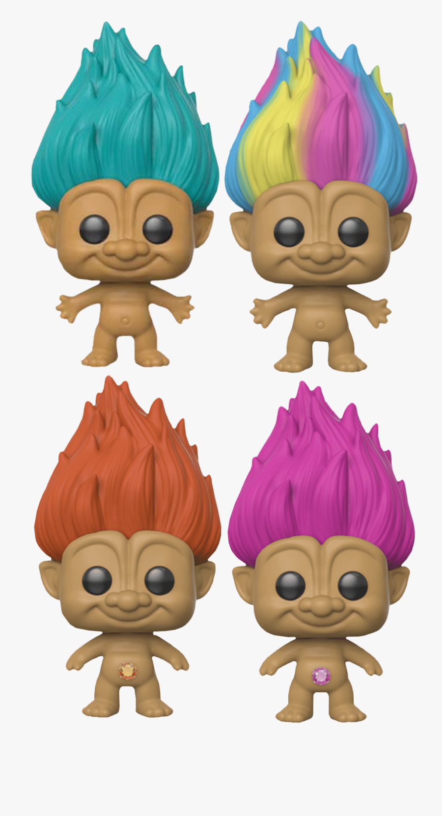 Funko Pop Trolls, Transparent Clipart