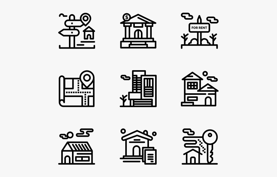 Real Estate - Experience Icons, Transparent Clipart