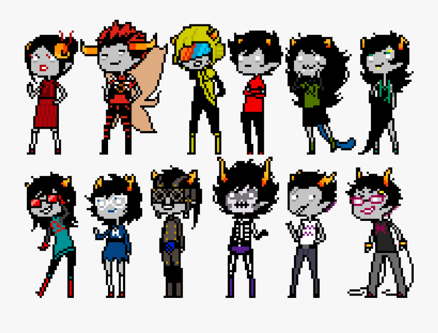 Homestuck Alpha Trolls Sprites, Transparent Clipart