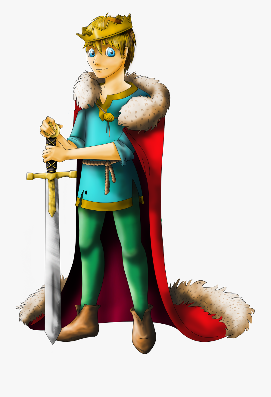 Young King Png, Transparent Clipart